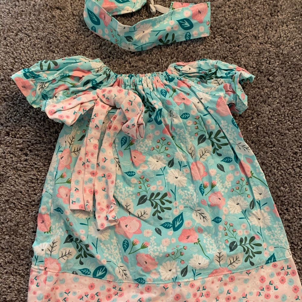 Dress with matching headband